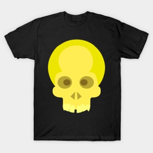 Halloween Yellow Skull T-Shirt